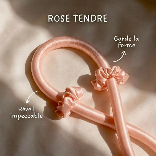 Bandeau Boucleur en Satin — Tient Toute la Nuit